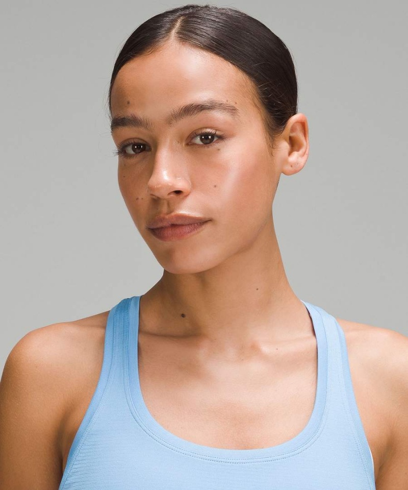 Camiseta sin Manga Lululemon Swiftly Tech Racerback 2.0 Mujer Azules Azules Chile | 604KQPJOB