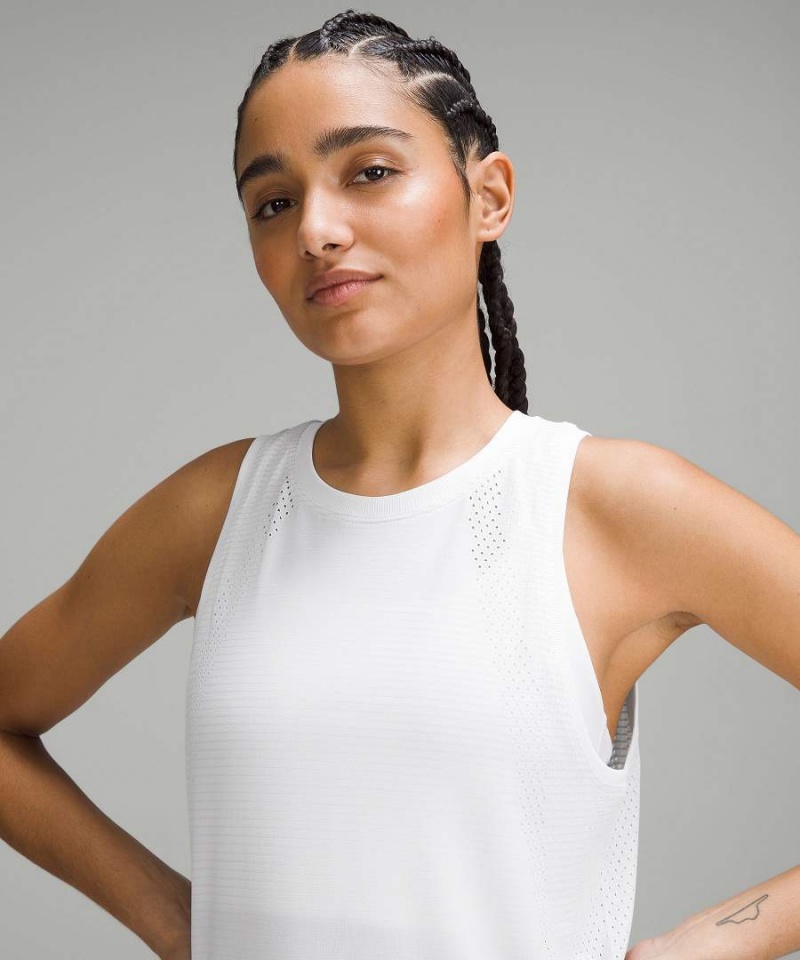 Camiseta sin Manga Lululemon Train to Be Mujer Blancas Blancas Chile | 251KZQCBJ