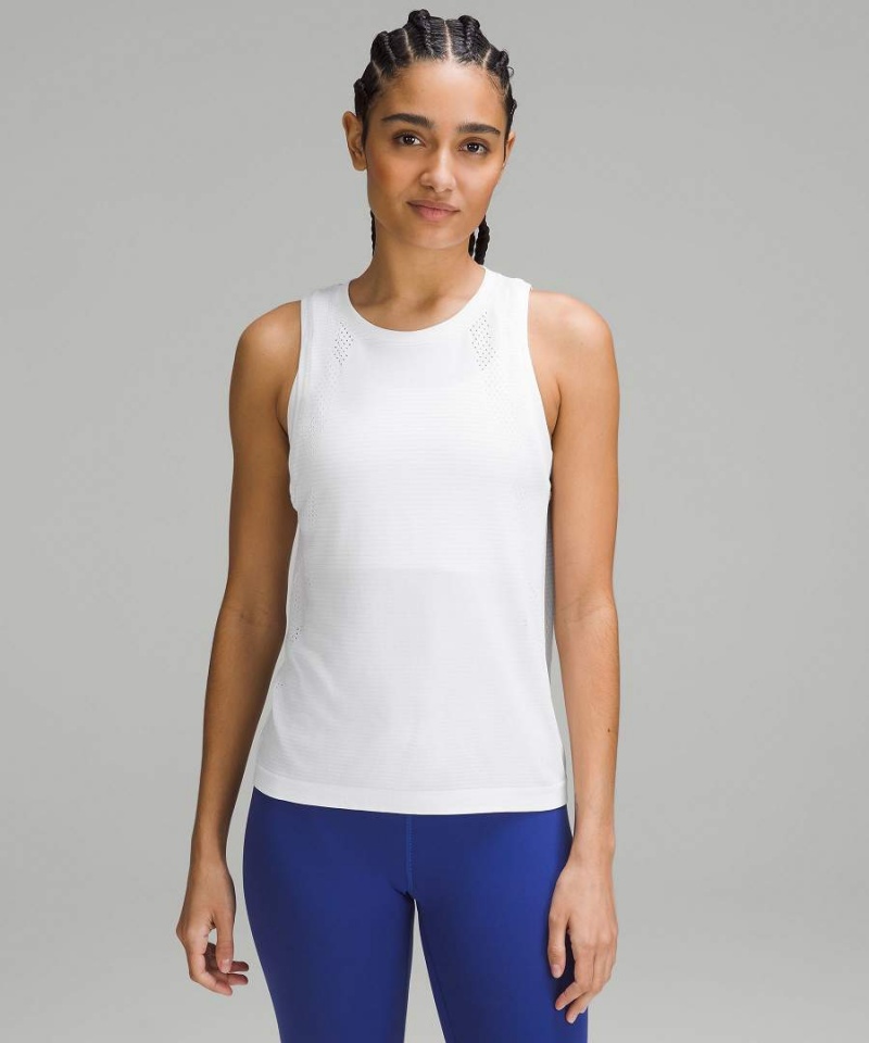 Camiseta sin Manga Lululemon Train to Be Mujer Blancas Blancas Chile | 251KZQCBJ