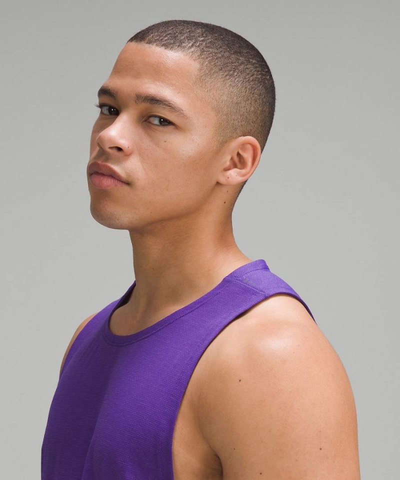 Camiseta sin Manga Lululemon Ultralight Entrenamiento Hombre Moradas Chile | 530TLWHVY