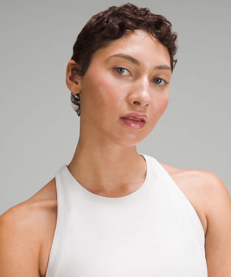 Camiseta sin Manga Lululemon Ultralight Reflective Correr Mujer Blancas Chile | 625XUOHQZ