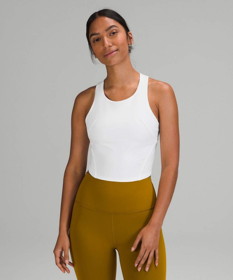 Camiseta sin Manga Lululemon Wunder Train Racerback Mujer Blancas Chile | 425MIRAGN