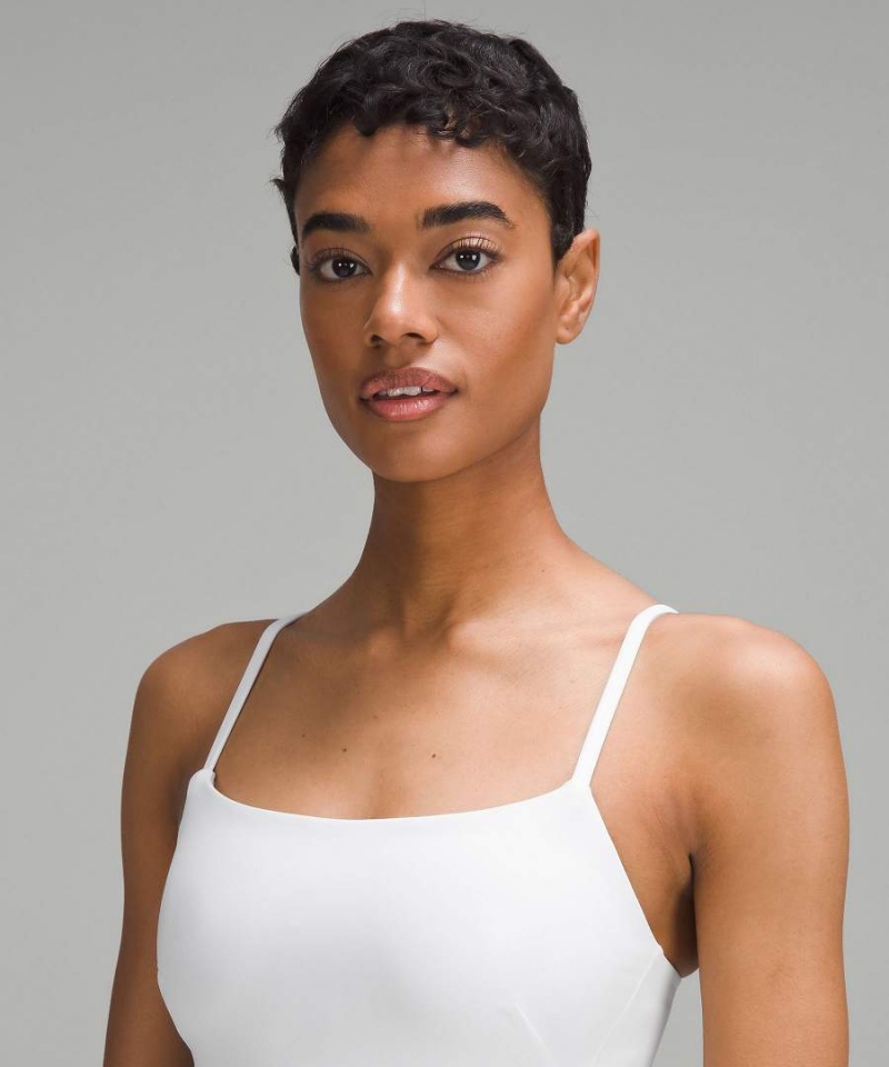 Camiseta sin Manga Lululemon Wunder Train Tiras Mujer Blancas Chile | 853GRXAWP