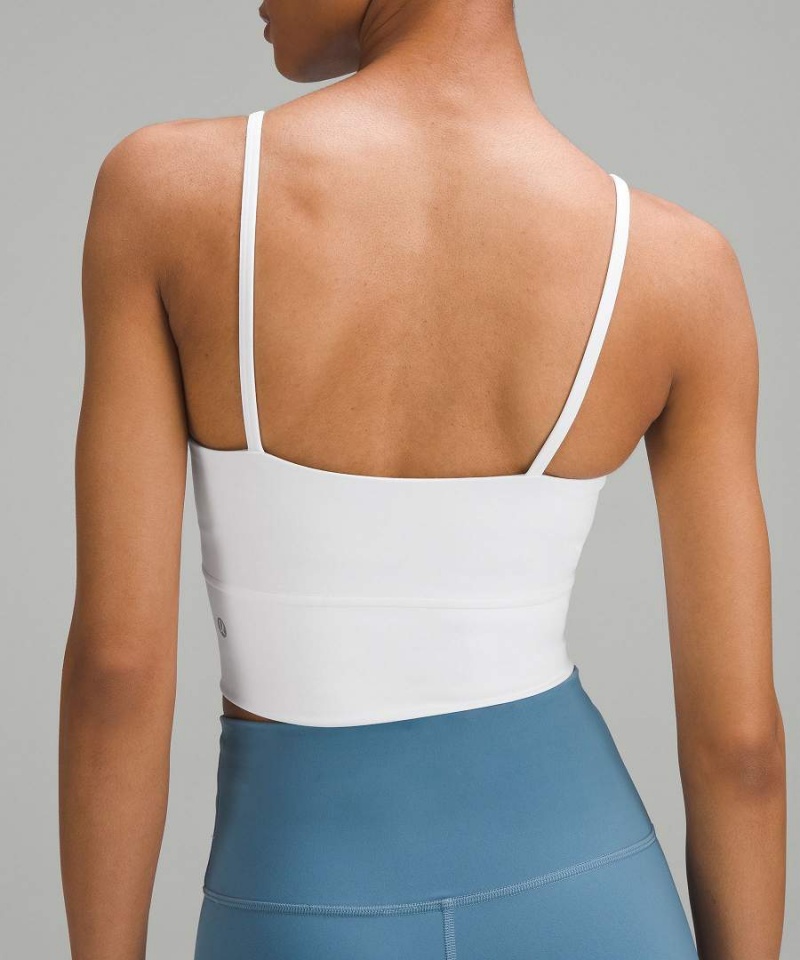 Camiseta sin Manga Lululemon Wunder Train Tiras Mujer Blancas Chile | 853GRXAWP