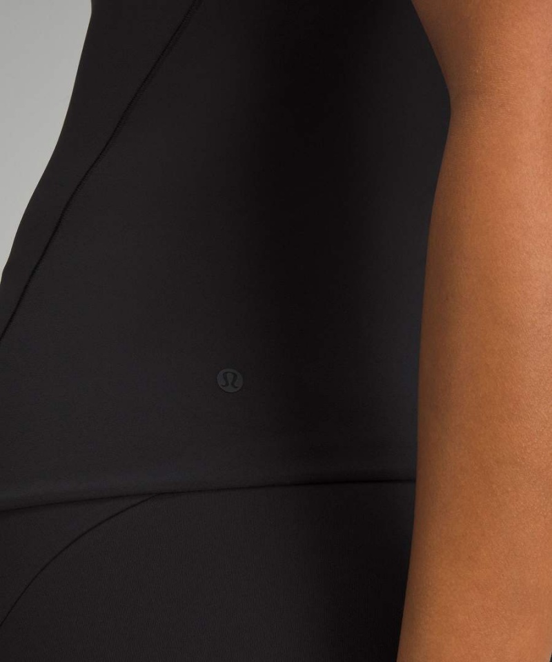 Camiseta sin Manga Lululemon Wundermost Ultra-Soft Nulu Mockneck Mujer Negras Chile | 610KIBUDM