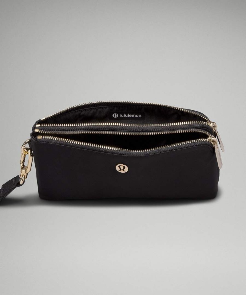 Carteras Lululemon Curved Mujer Negras Doradas Chile | 912ZXBFHY