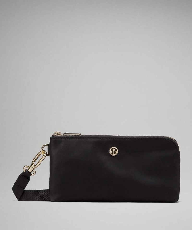 Carteras Lululemon Curved Mujer Negras Doradas Chile | 912ZXBFHY