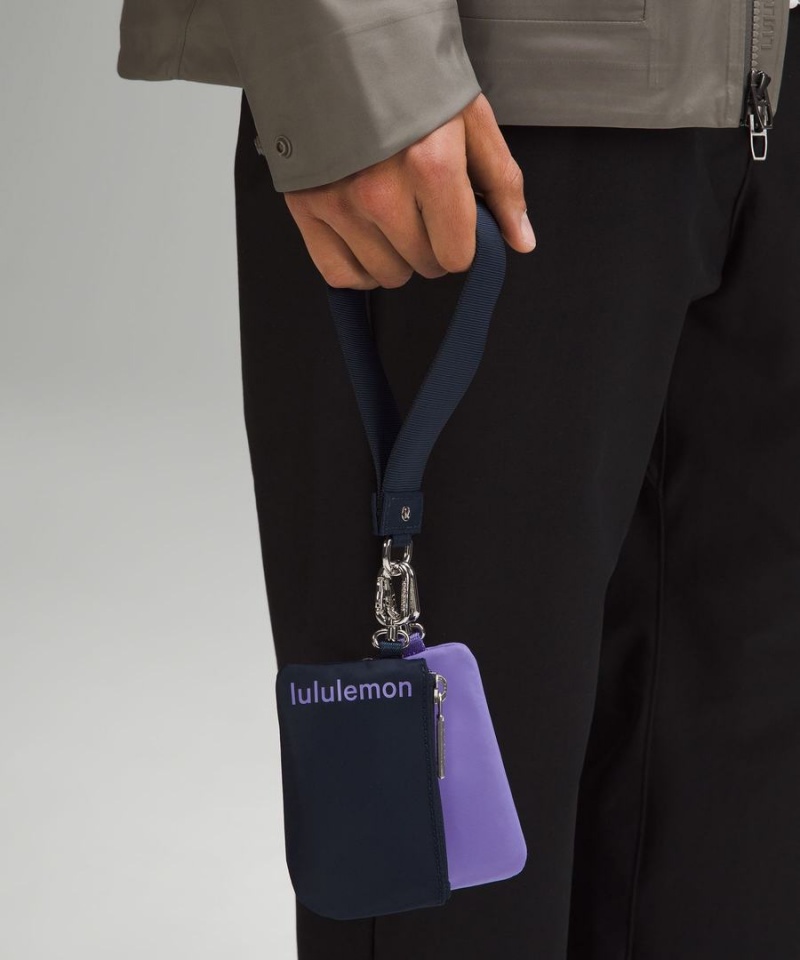 Carteras Lululemon Dual Pouch Mujer Azul Marino Lavanda Oscuro Chile | 538IAJDHO
