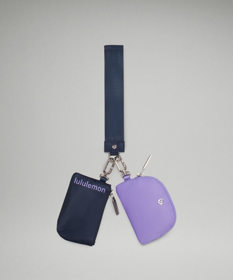 Carteras Lululemon Dual Pouch Mujer Azul Marino Lavanda Oscuro Chile | 538IAJDHO
