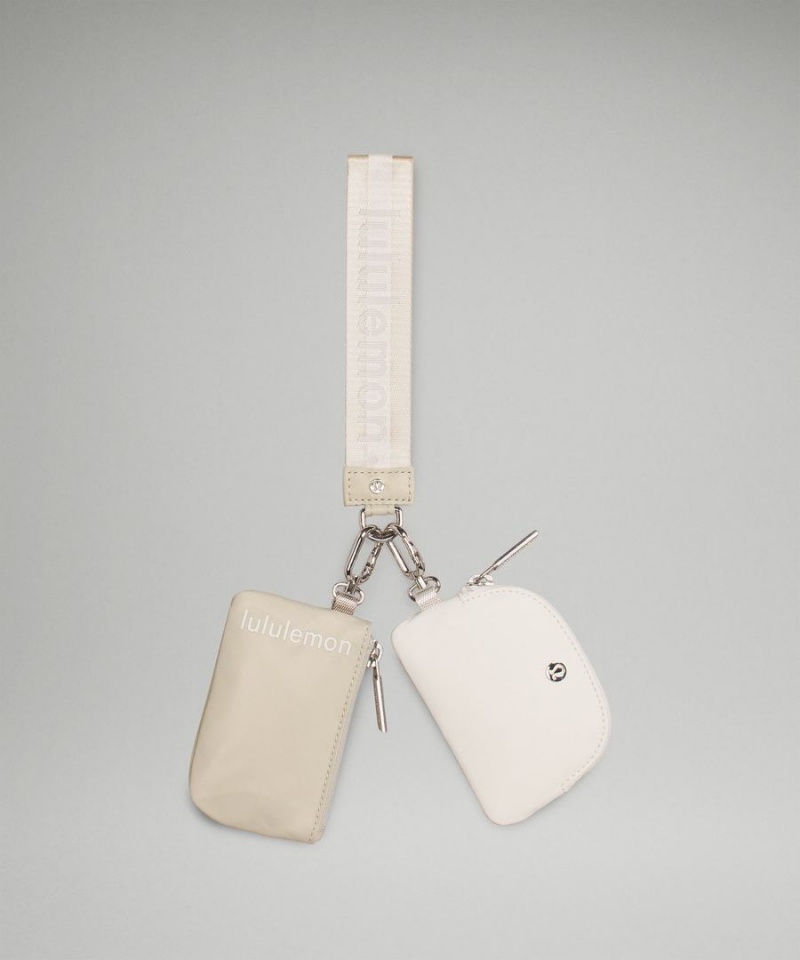 Carteras Lululemon Dual Pouch Mujer Beige Blancas Blancas Chile | 982GOPIDK
