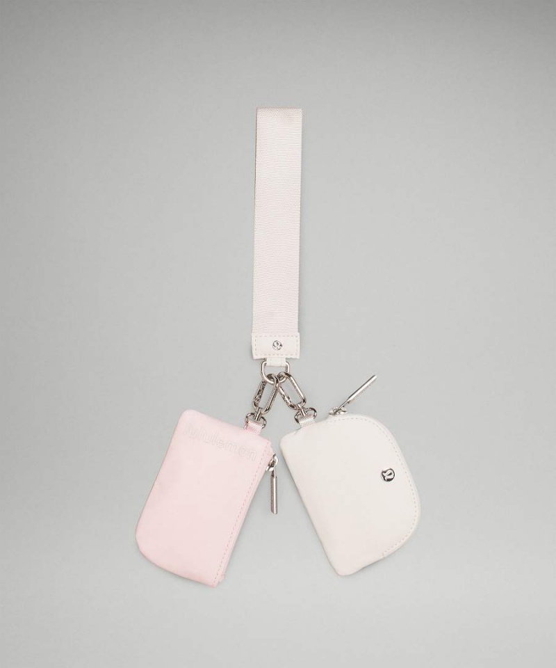 Carteras Lululemon Dual Pouch Mujer Blancas Rosas Chile | 589CYJODZ