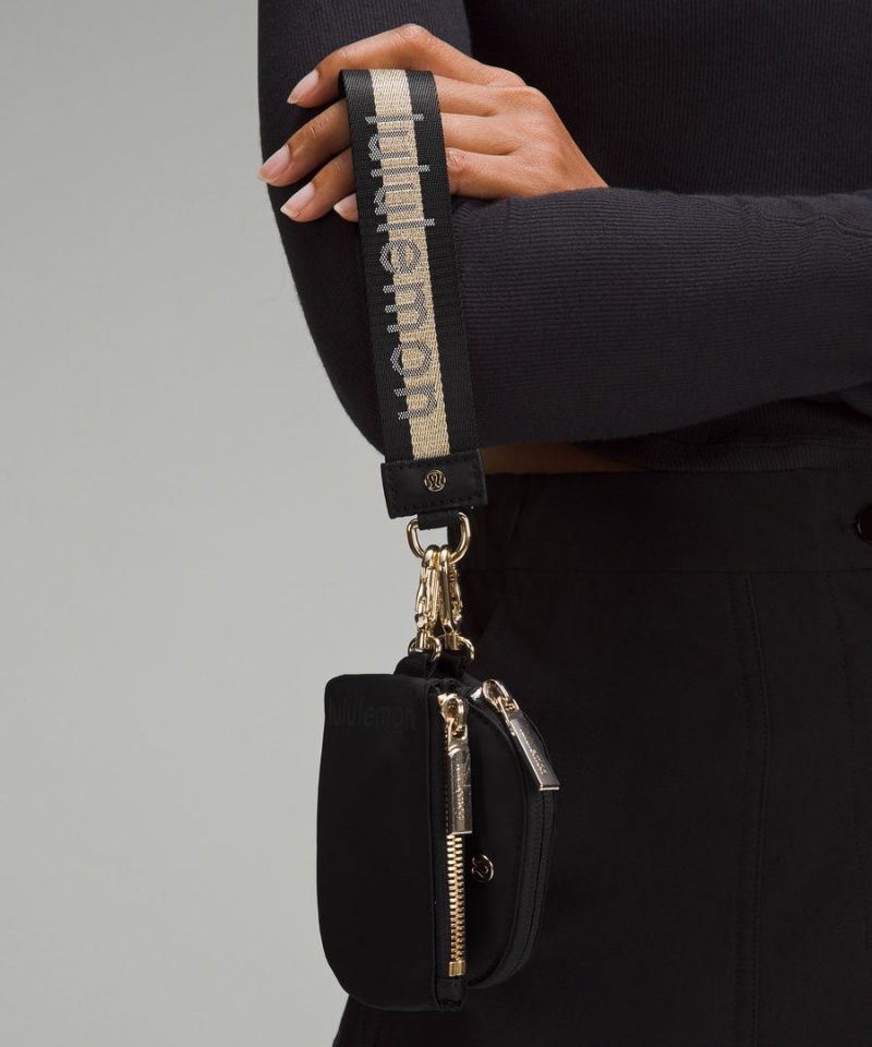 Carteras Lululemon Dual Pouch Mujer Negras Doradas Blancas Chile | 625ZVUMCI
