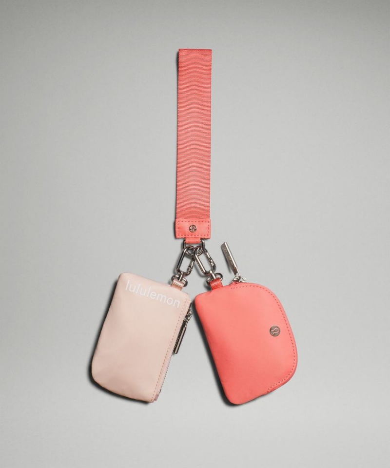Carteras Lululemon Dual Pouch Mujer Rosas Blancas Creme Blancas Chile | 254FTONGP