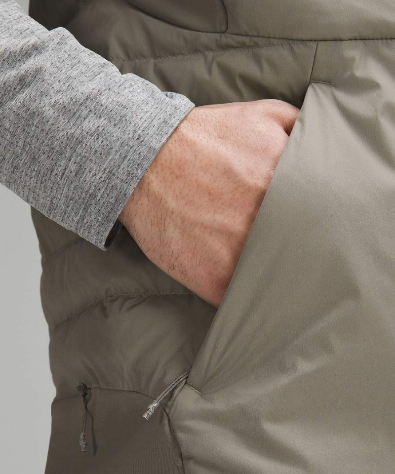 Chaleco Lululemon Down for It All Hombre Gris Oscuro Chile | 809FPYMCH