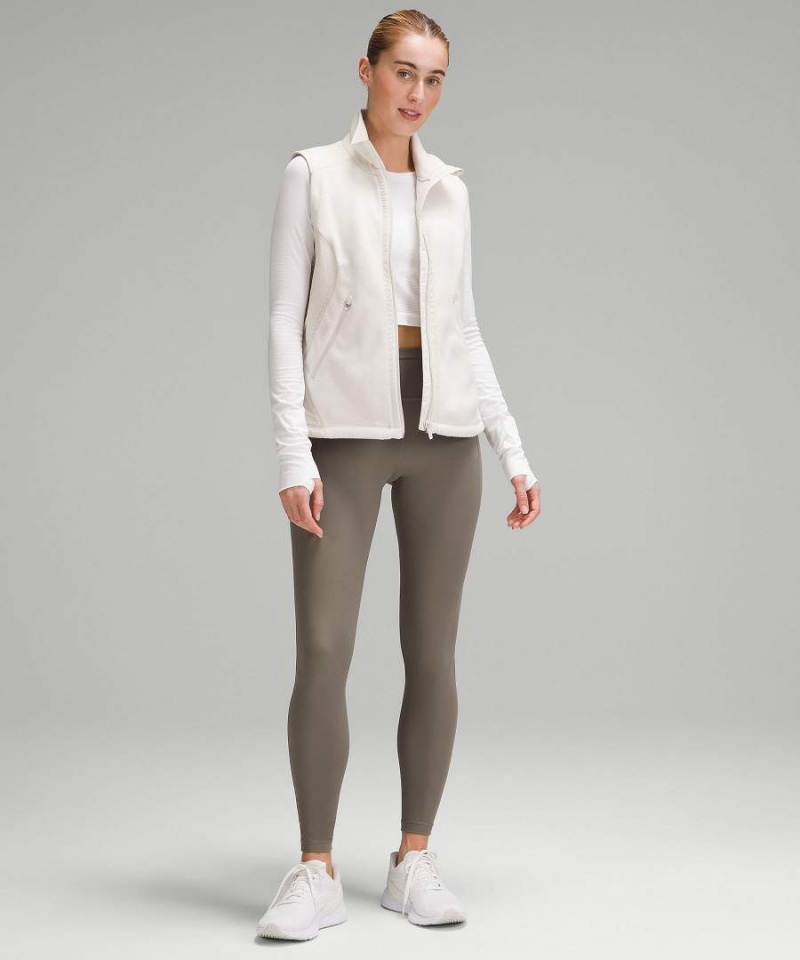 Chaleco Lululemon Fleece-Forro Correr Mujer Blancas Chile | 072TBYFHC