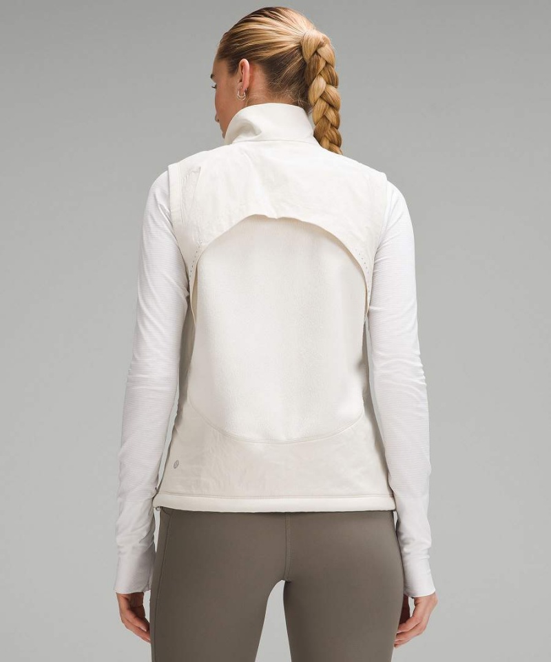 Chaleco Lululemon Fleece-Forro Correr Mujer Blancas Chile | 072TBYFHC
