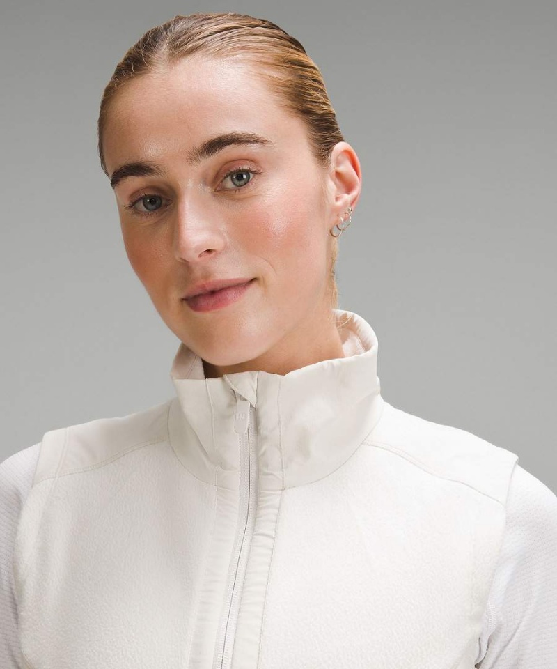 Chaleco Lululemon Fleece-Forro Correr Mujer Blancas Chile | 072TBYFHC