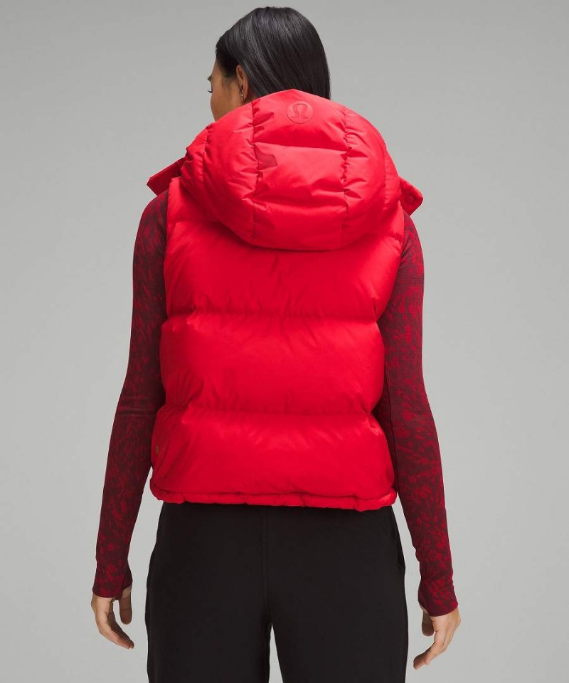 Chaleco Lululemon Lunar New Year Wunder Puff Cropped Mujer Rojas Rojas Multicolor Chile | 160FDABIU