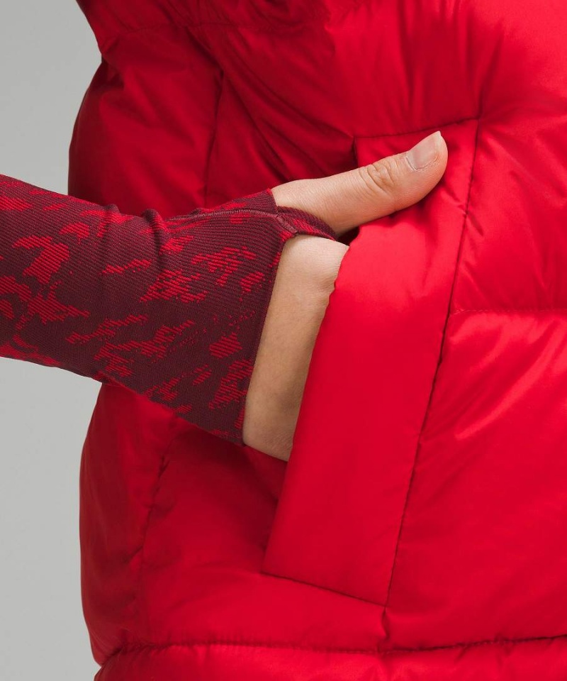 Chaleco Lululemon Lunar New Year Wunder Puff Cropped Mujer Rojas Rojas Multicolor Chile | 160FDABIU
