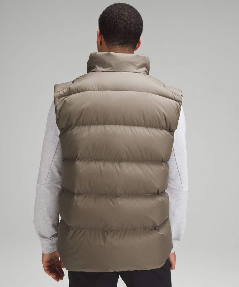 Chaleco Lululemon Wunder Puff Hombre Gris Chile | 850JNEIHY