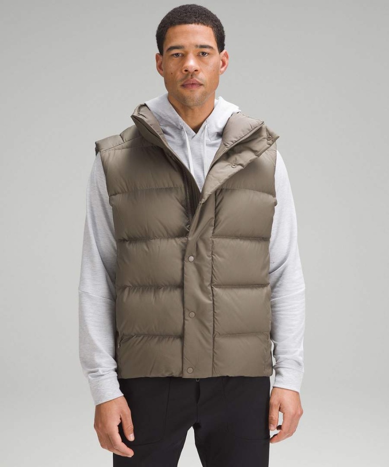 Chaleco Lululemon Wunder Puff Hombre Gris Chile | 850JNEIHY