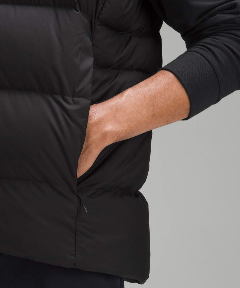 Chaleco Lululemon Wunder Puff Hombre Negras Chile | 407UBFLAO