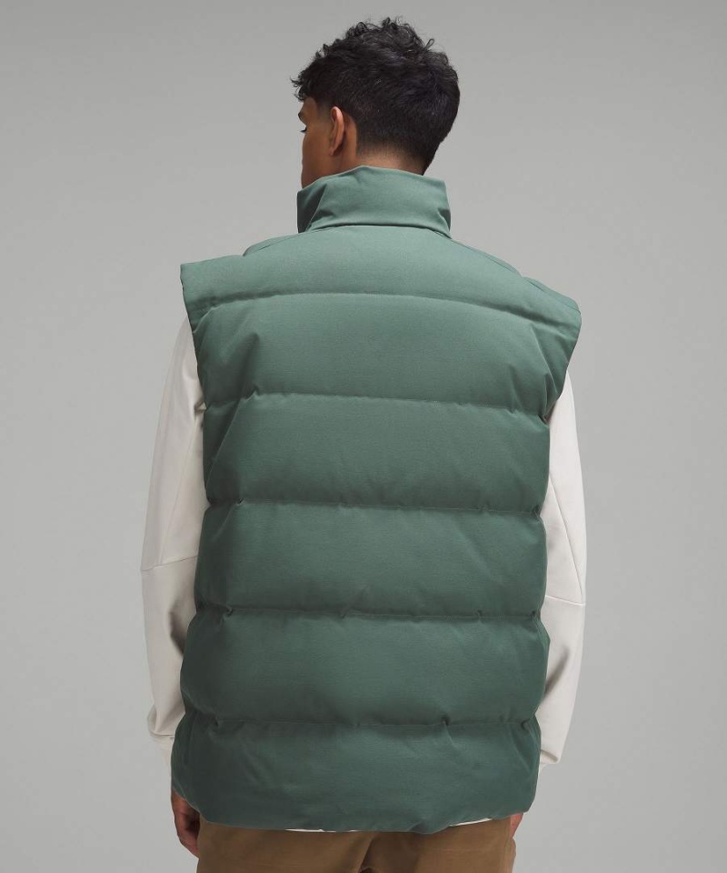 Chaleco Lululemon Wunder Puff Tech Lona Hombre Verde Oscuro Chile | 925BVEIQT