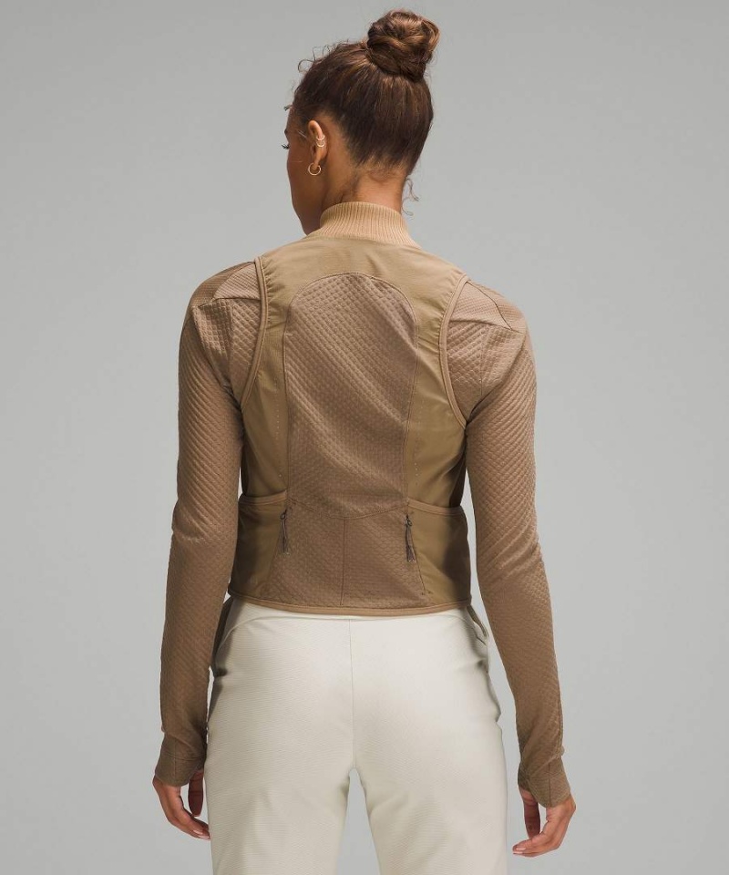 Chaleco Lululemon lab Fleece + Ripstop Correr Mujer Gris Chile | 925EZPBOT