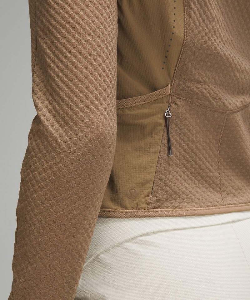 Chaleco Lululemon lab Fleece + Ripstop Correr Mujer Gris Chile | 925EZPBOT