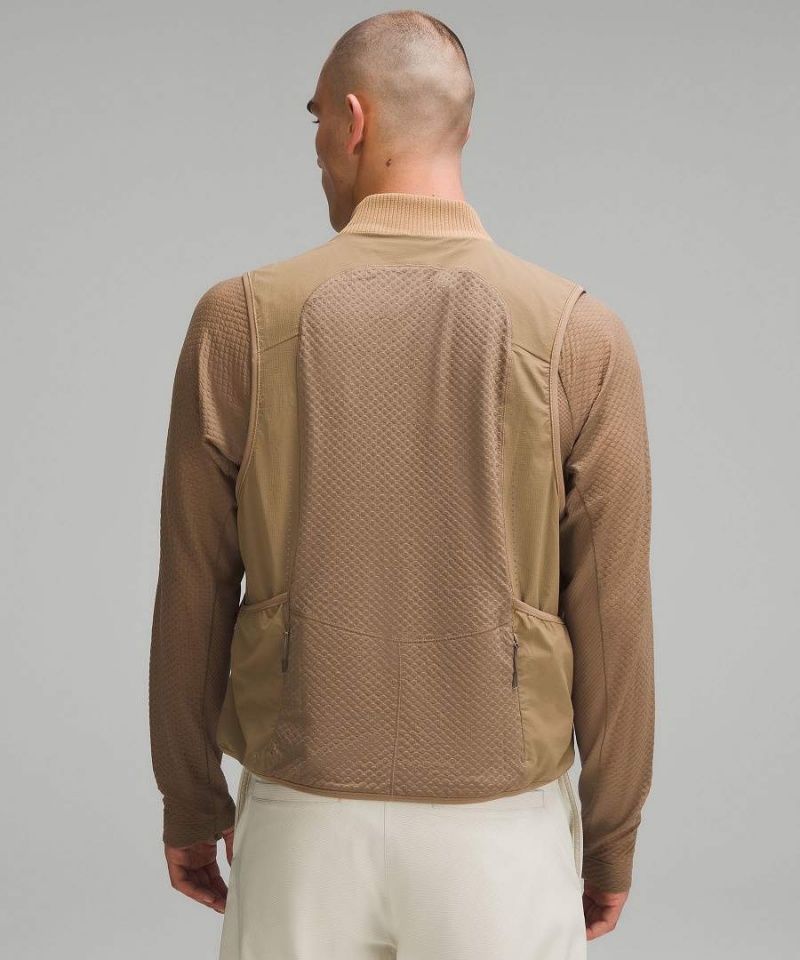 Chaleco Lululemon lab Fleece + Ripstop Correr Hombre Gris Chile | 719GDVMAR