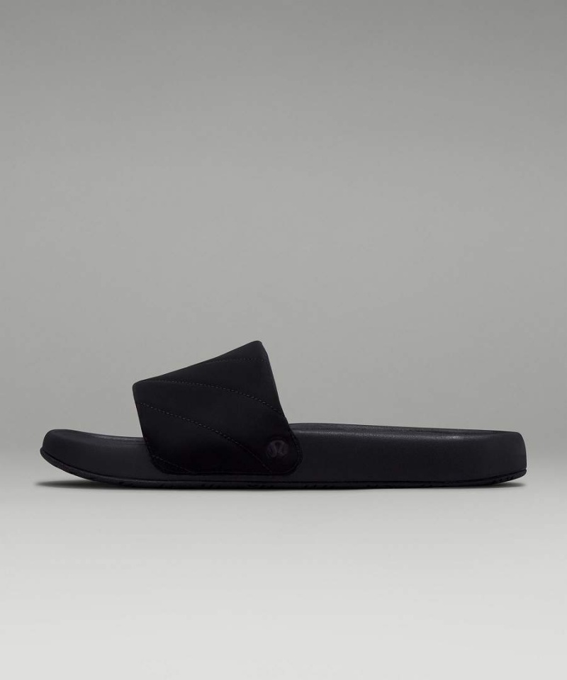 Chanclas Lululemon Restfeel Acolchado Mujer Negras Negras Negras Chile | 347APYWES