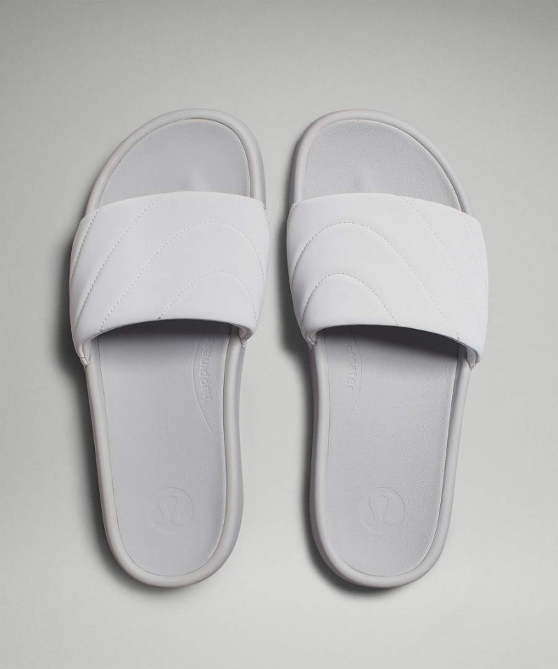 Chanclas Lululemon Restfeel Acolchado Mujer Blancas Chile | 280FQHMOE