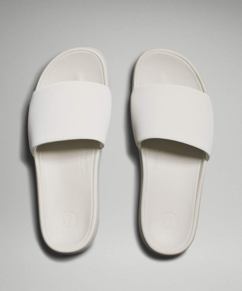 Chanclas Lululemon Restfeel Hombre Beige Beige Beige Chile | 834SLZFKR