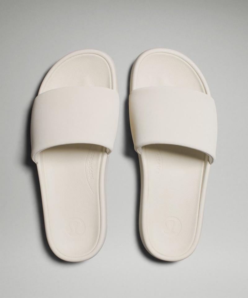 Chanclas Lululemon Restfeel Mujer Blancas Blancas Blancas Chile | 162IWGSCU