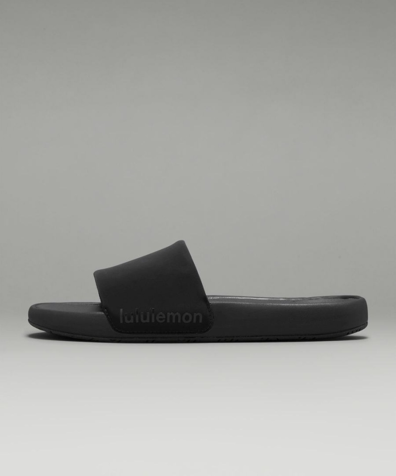 Chanclas Lululemon Restfeel Mujer Negras Gris Oscuro Chile | 690OHGPMY