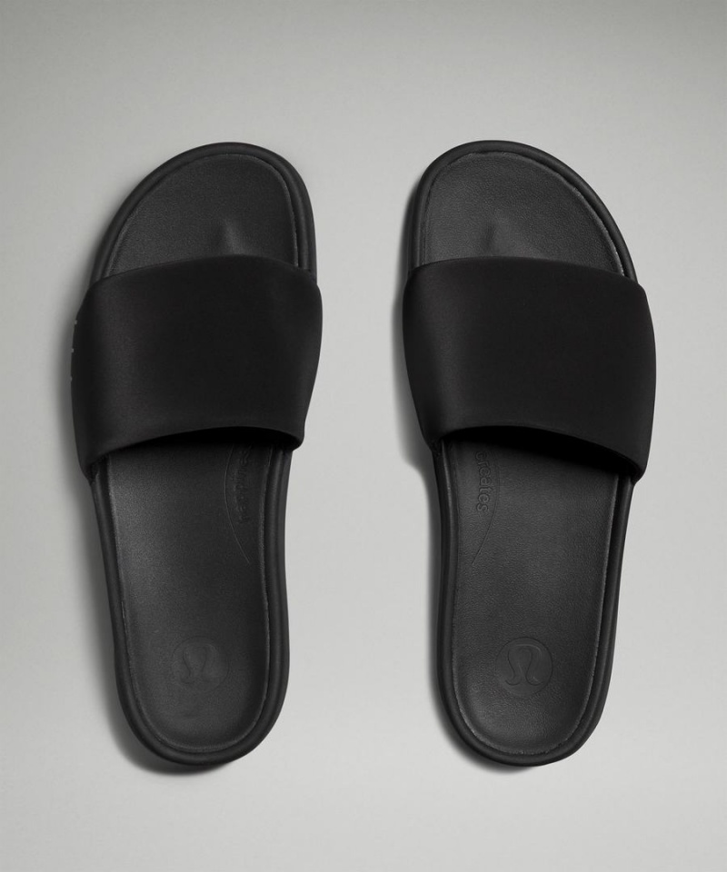 Chanclas Lululemon Restfeel Mujer Negras Gris Oscuro Chile | 173PUKLHG