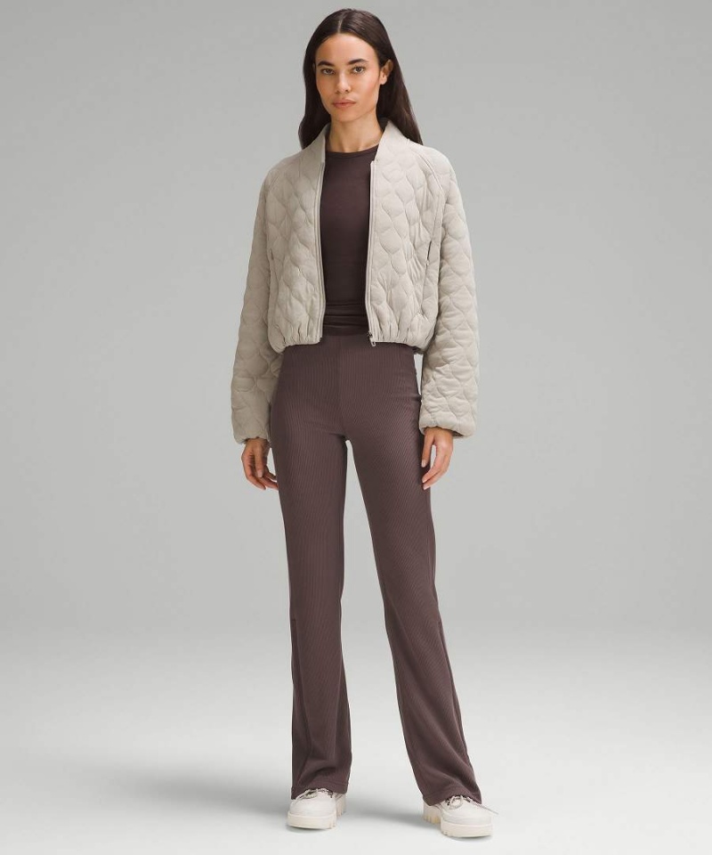 Chaqueta De Bombardero Lululemon Acolchado Mujer Negras Chile | 857YPOTSJ