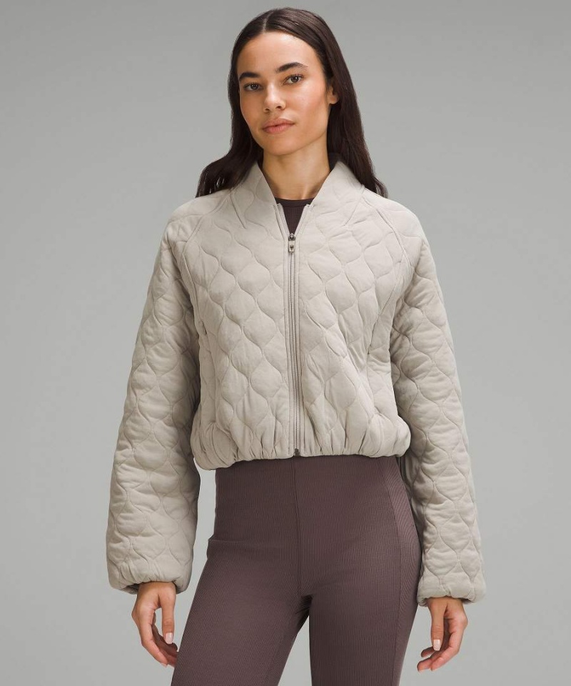 Chaqueta De Bombardero Lululemon Acolchado Mujer Negras Chile | 857YPOTSJ