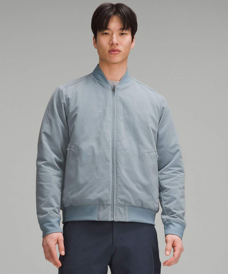 Chaqueta De Bombardero Lululemon Switch Over Hombre Azules Chile | 913NSQRDA