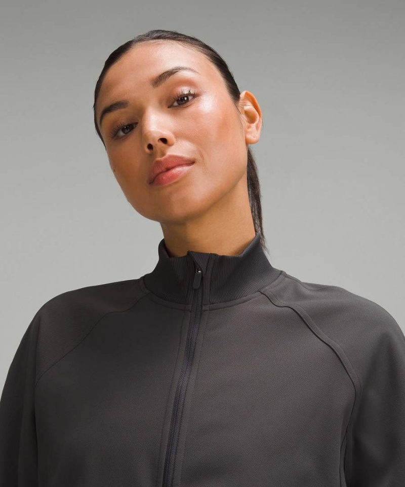 Chaqueta Deportiva Lululemon Wunder Train Twill Mujer Gris Oscuro Chile | 278DSNHQP