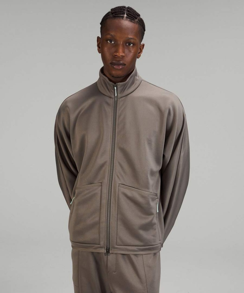 Chaqueta Deportiva Lululemon lab Fleec Hombre Gris Chile | 932BNSCDZ