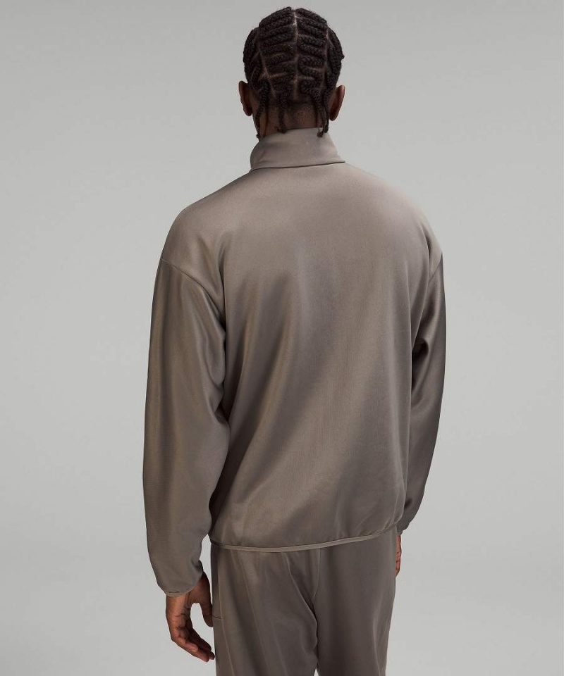 Chaqueta Deportiva Lululemon lab Fleec Hombre Gris Chile | 932BNSCDZ