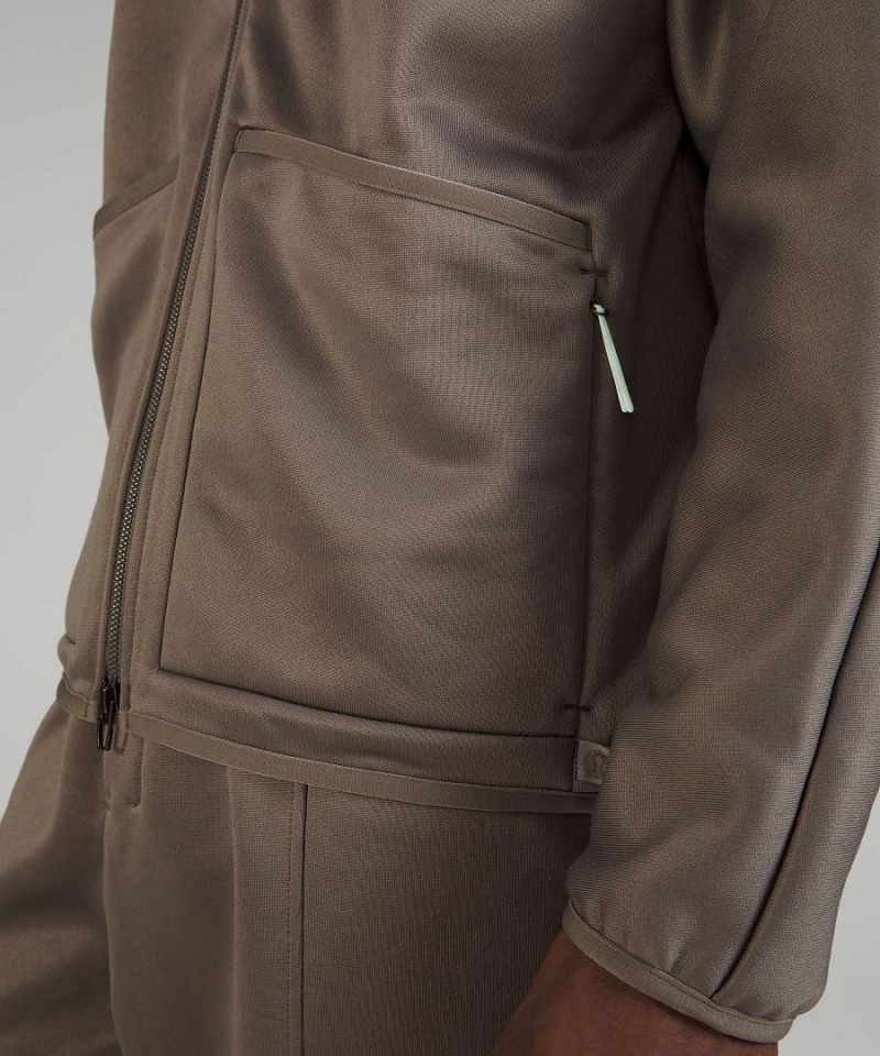 Chaqueta Deportiva Lululemon lab Fleec Hombre Gris Chile | 932BNSCDZ