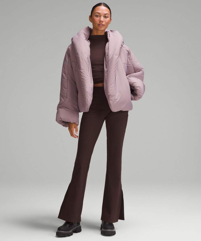 Chaquetas Aislantes Lululemon Encapuchado Insulated Wrap Mujer Moradas Claro Chile | 534KFJXNT