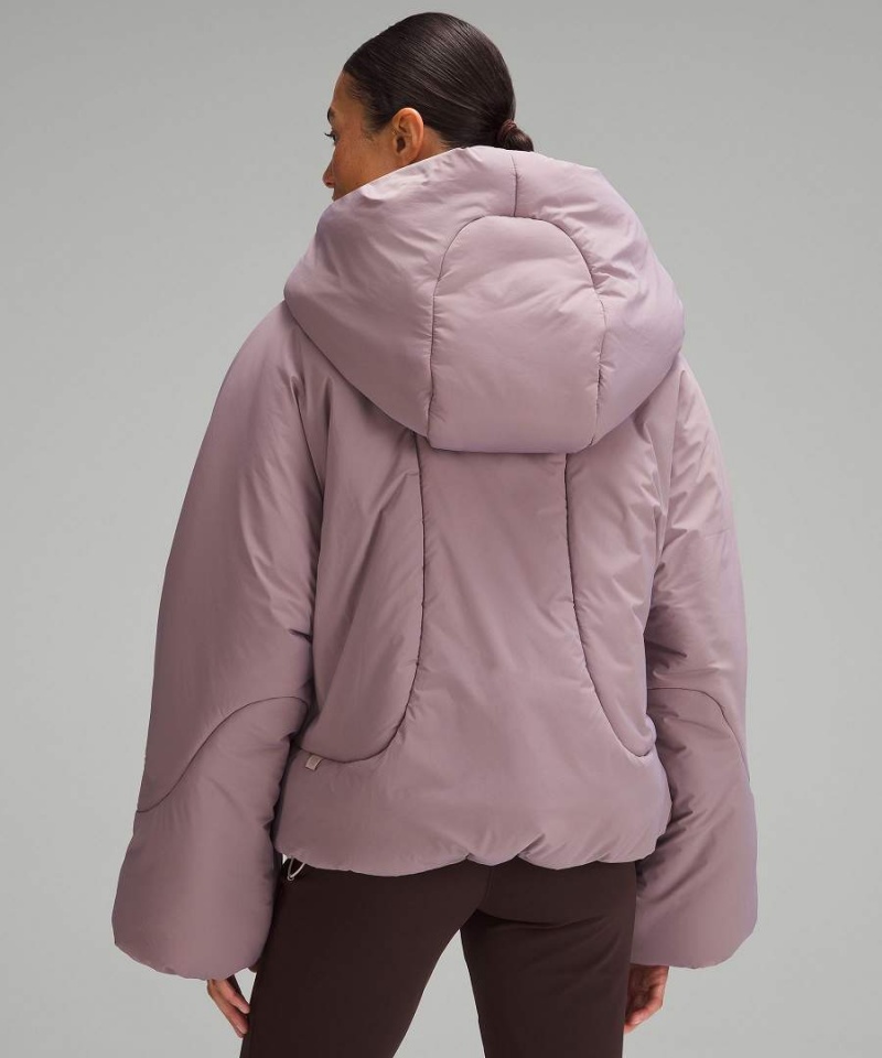 Chaquetas Aislantes Lululemon Encapuchado Insulated Wrap Mujer Moradas Claro Chile | 534KFJXNT