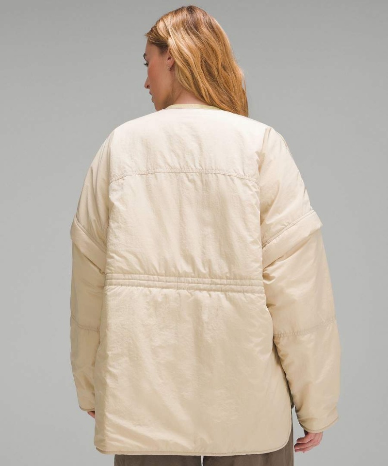 Chaquetas Aislantes Lululemon Insulated Convertible Mujer Kaki Chile | 973SNECJO