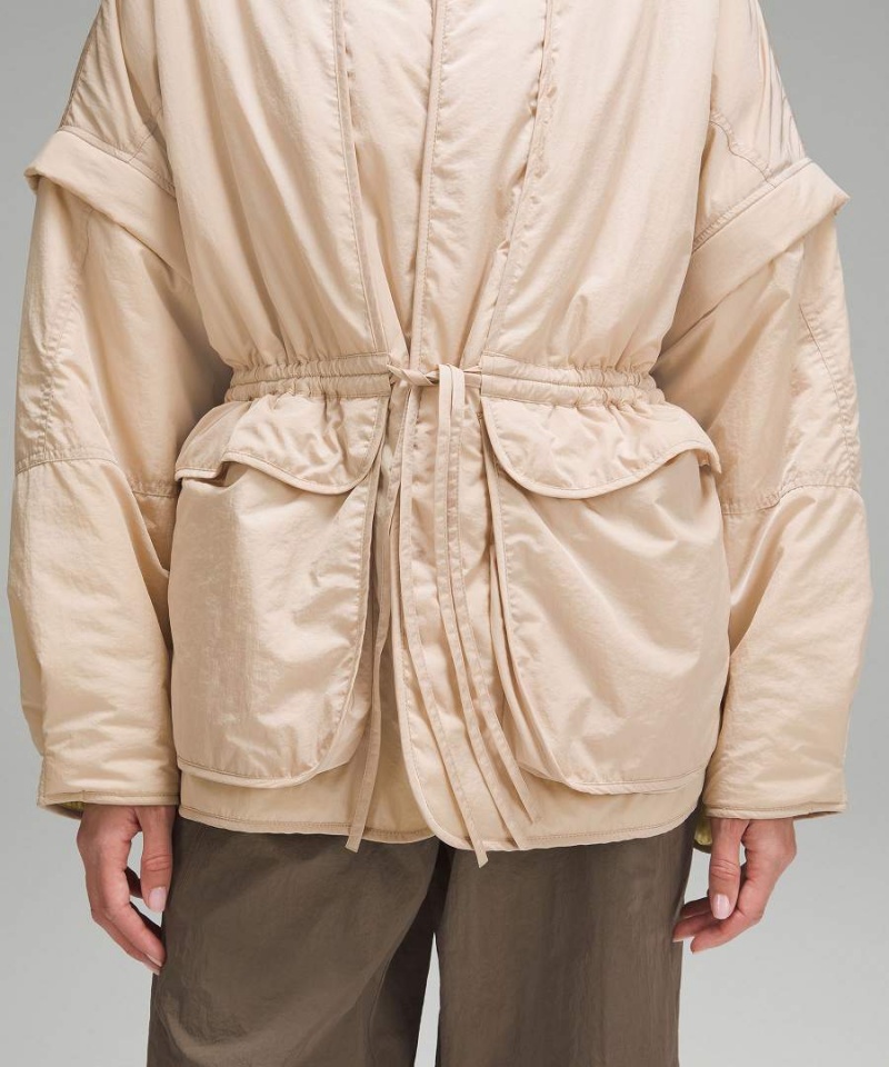 Chaquetas Aislantes Lululemon Insulated Convertible Mujer Kaki Chile | 973SNECJO