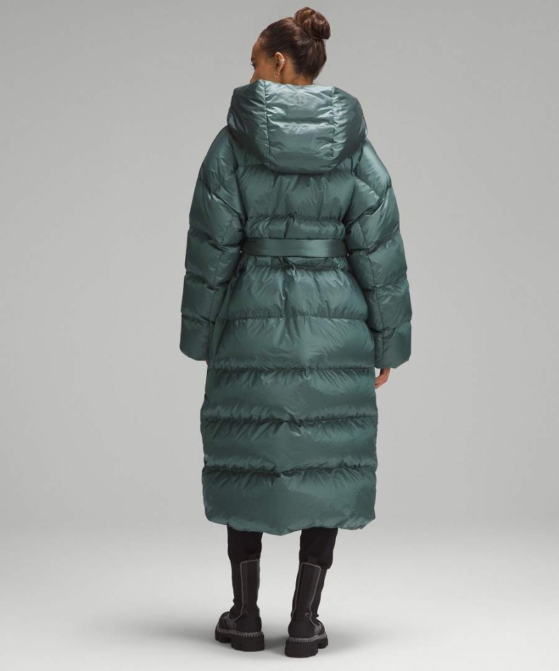 Chaquetas Aislantes Lululemon Insulated Long Blanket Wrap Mujer Verde Oscuro Chile | 632LINCZV