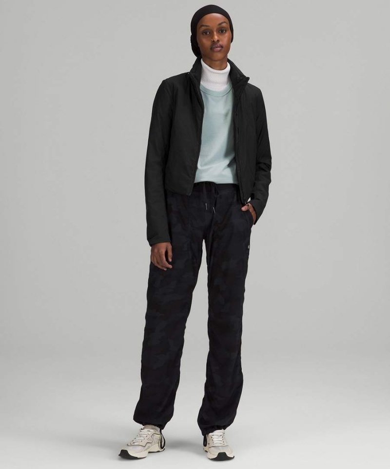 Chaquetas Aislantes Lululemon SoftMatte™ Insulated Cropped Mujer Negras Chile | 253FNYJBP