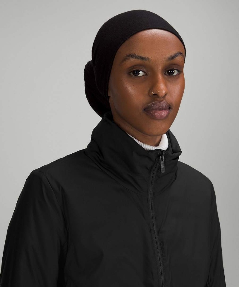 Chaquetas Aislantes Lululemon SoftMatte™ Insulated Cropped Mujer Negras Chile | 253FNYJBP